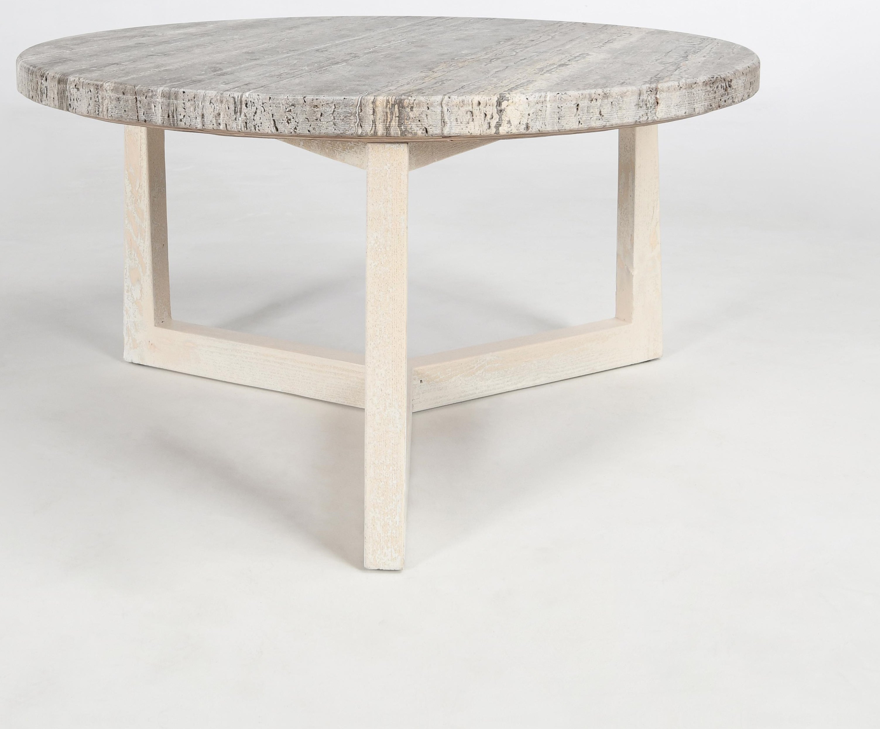 Classic Home Coffee Tables CLAS51005097T Halden Reclaimed Pine Round